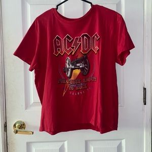 Blue Notes Red AC/DC Shirt